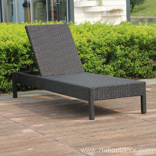 Outdoor Furniture Aluminium Garden Sun Loungers Rattan